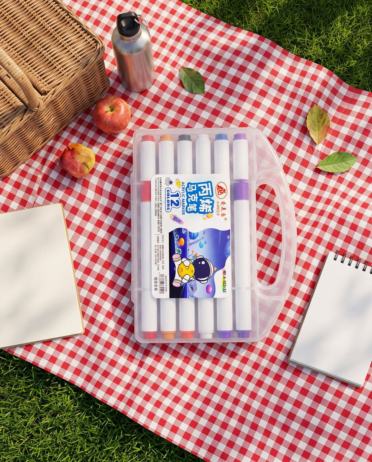 Magic Water Markers Box - 12 Reusable Colors